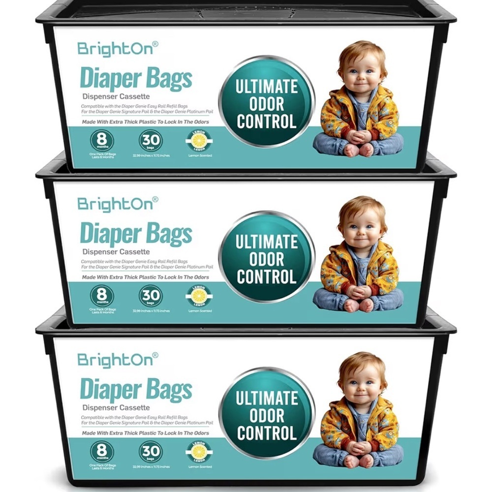 Brighton Diaper Bags with Odor Control box of 3 007